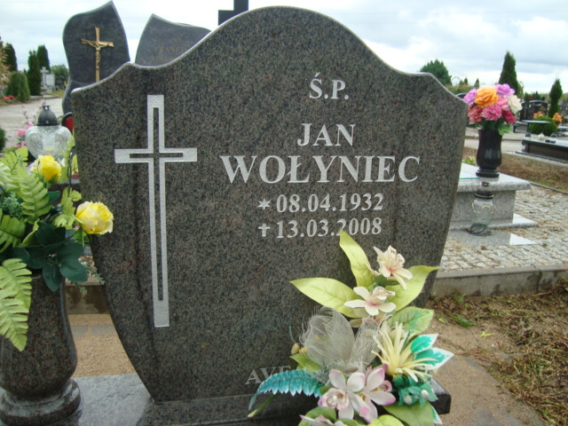 Jan Wołyniec 1932 Elbląg - Grobonet - Wyszukiwarka osób pochowanych