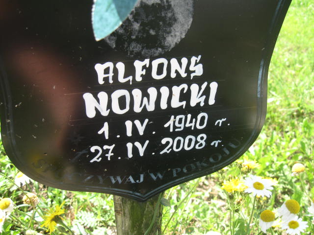 Alfons Eryk Nowicki 1940 Elbląg - Grobonet - Wyszukiwarka osób pochowanych