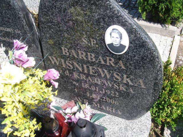 Barbara Agnieszka Wiśniewska 1922 Elbląg - Grobonet - Wyszukiwarka osób pochowanych