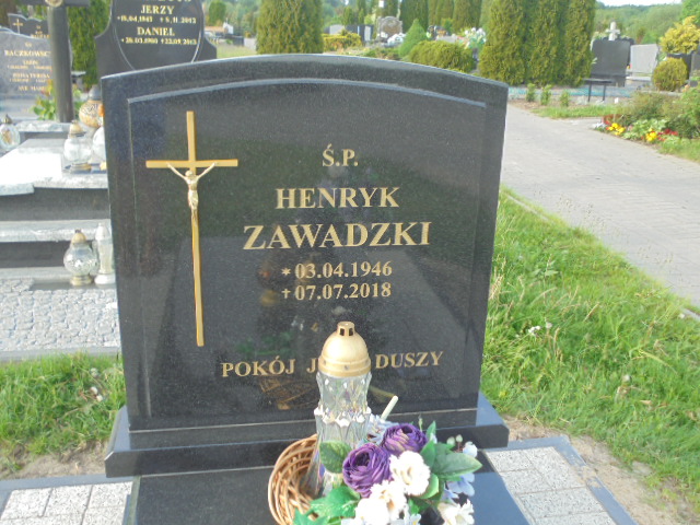 Henryk Zawadzki 1946 Elbląg - Grobonet - Wyszukiwarka osób pochowanych