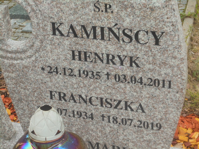 Henryk Sylwester Kamiński 1935 Elbląg - Grobonet - Wyszukiwarka osób pochowanych