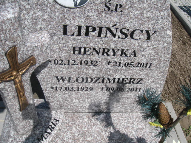Henryka Lipińska 1932 Elbląg - Grobonet - Wyszukiwarka osób pochowanych