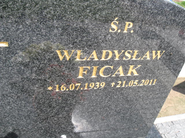 Władysław Ficak 1939 Elbląg - Grobonet - Wyszukiwarka osób pochowanych
