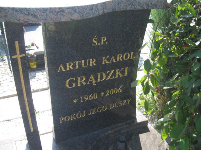 Artur Karol Grądzki 1960 Elbląg - Grobonet - Wyszukiwarka osób pochowanych
