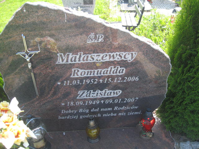 Romualda Małaszewska 1952 Elbląg - Grobonet - Wyszukiwarka osób pochowanych