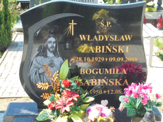 Grób Bogumiła Żabińska