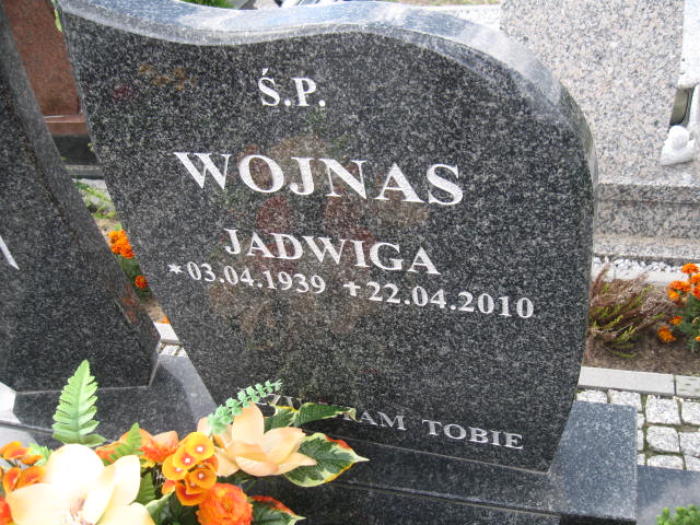 Jadwiga Wojnas 1932 Elbląg - Grobonet - Wyszukiwarka osób pochowanych