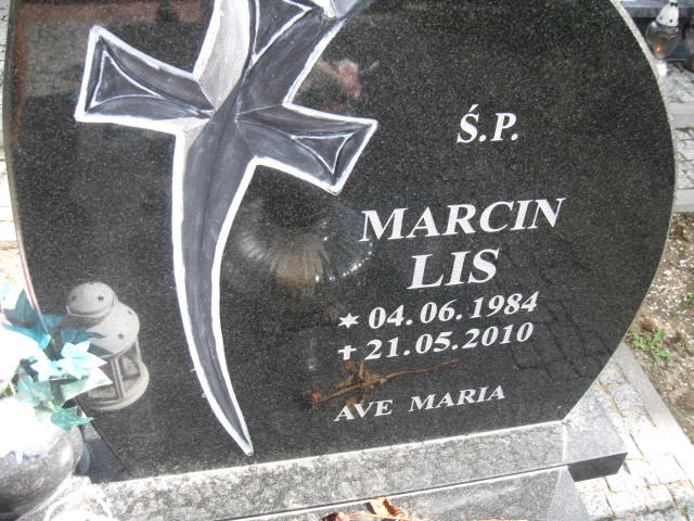 Marcin Lis 1984 Elbląg - Grobonet - Wyszukiwarka osób pochowanych