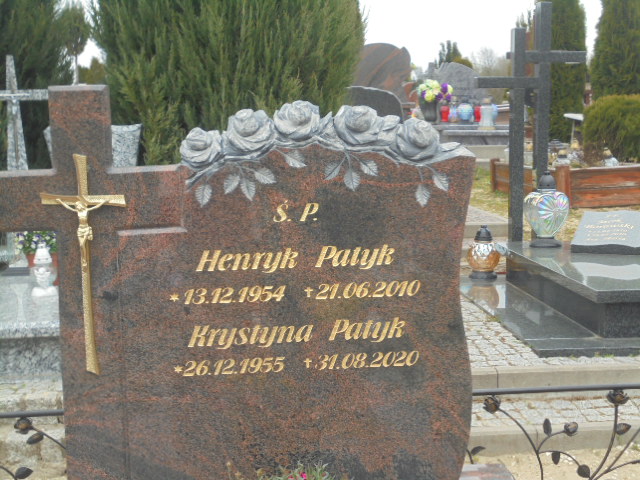 Krystyna Patyk 1955 Elbląg - Grobonet - Wyszukiwarka osób pochowanych