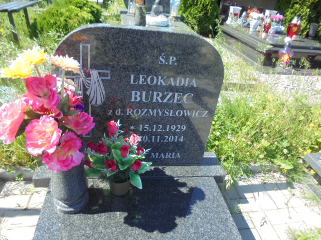 Leokadia Burzec  1929 Elbląg - Grobonet - Wyszukiwarka osób pochowanych