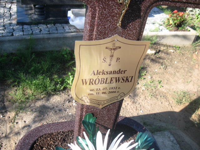 Aleksander Wróblewski 1932 Elbląg - Grobonet - Wyszukiwarka osób pochowanych