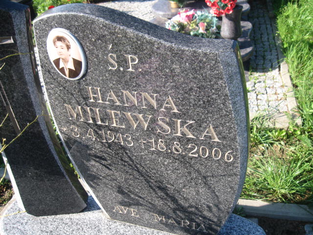 Hanna Milewska 1943 Elbląg - Grobonet - Wyszukiwarka osób pochowanych