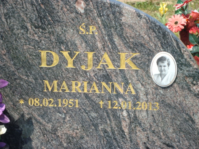 Grób Marianna Dyjak