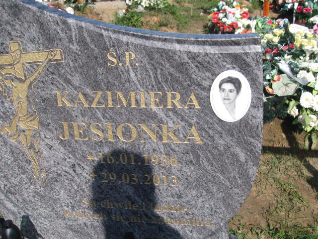 Kazimiera Jesionka 1936 Elbląg - Grobonet - Wyszukiwarka osób pochowanych