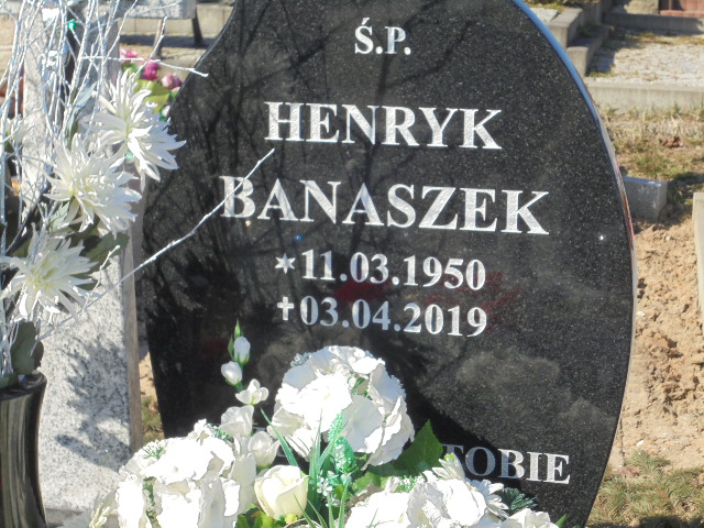 Henryk  Stanisław Banaszek 1950 Elbląg - Grobonet - Wyszukiwarka osób pochowanych