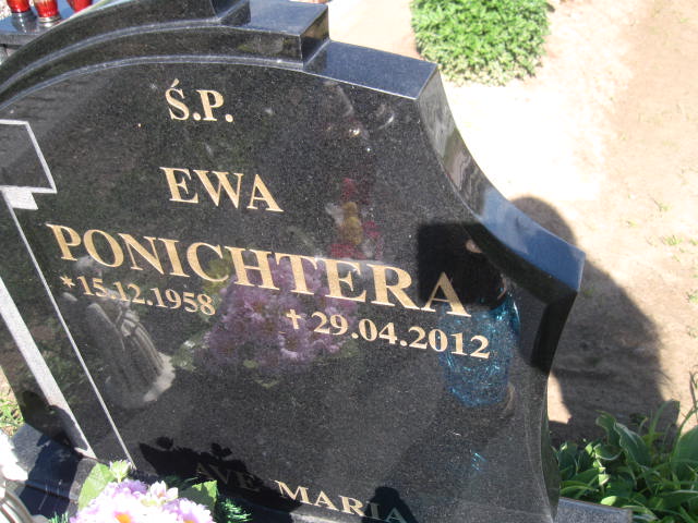 Ewa Ponichtera 1958 Elbląg - Grobonet - Wyszukiwarka osób pochowanych