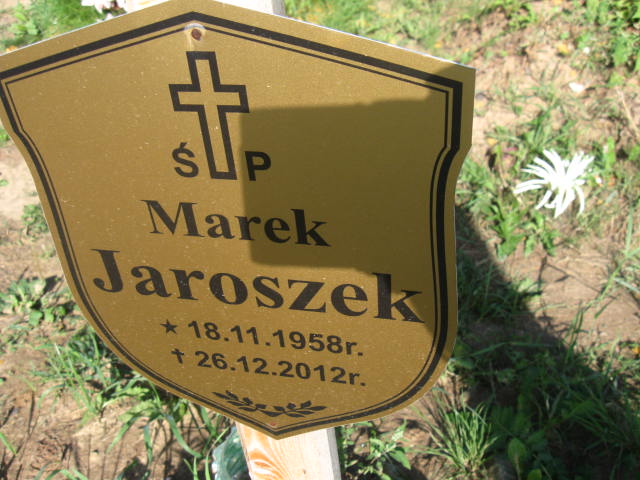 Marek Jaroszek 1958 Elbląg - Grobonet - Wyszukiwarka osób pochowanych