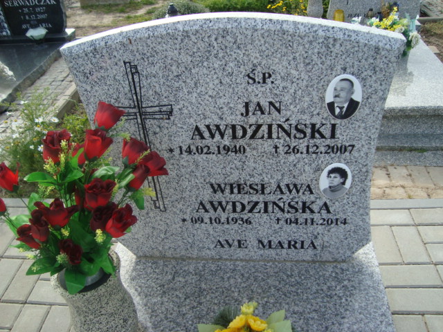 Jan Awdziński 1940 Elbląg - Grobonet - Wyszukiwarka osób pochowanych