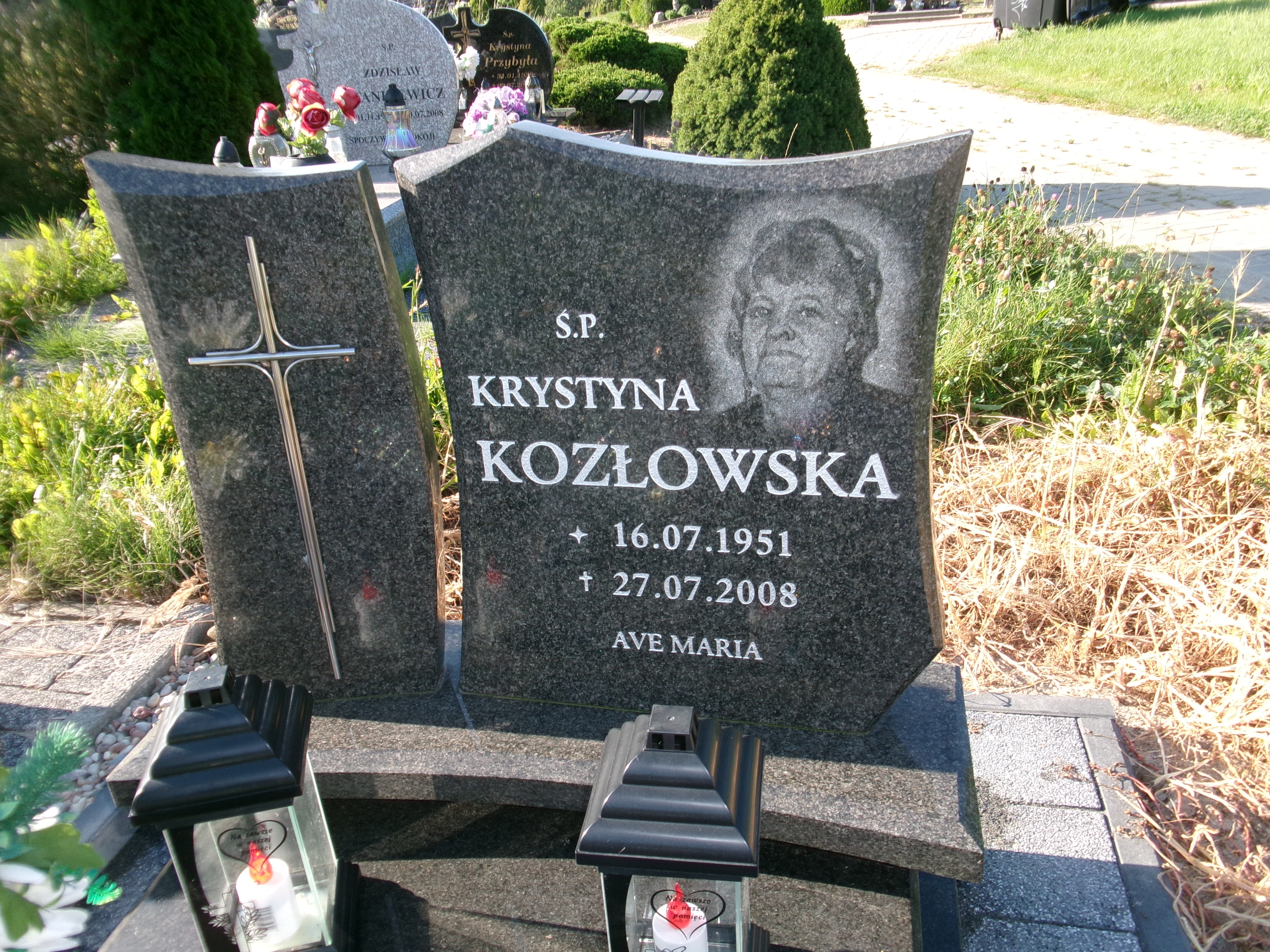 Krystyna Kozłowska 1951 Elbląg - Grobonet - Wyszukiwarka osób pochowanych