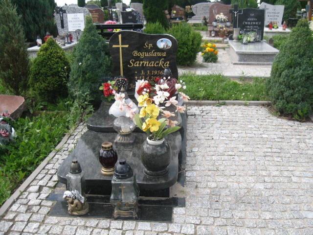 Grób Bogusława Sarnacka