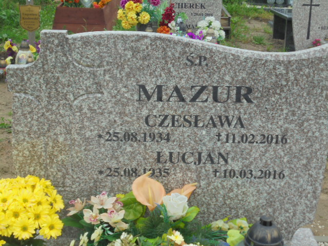 Łucjan Mazur 1935 Elbląg - Grobonet - Wyszukiwarka osób pochowanych
