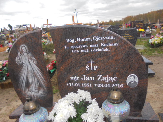 Jan Zając 1951 Elbląg - Grobonet - Wyszukiwarka osób pochowanych
