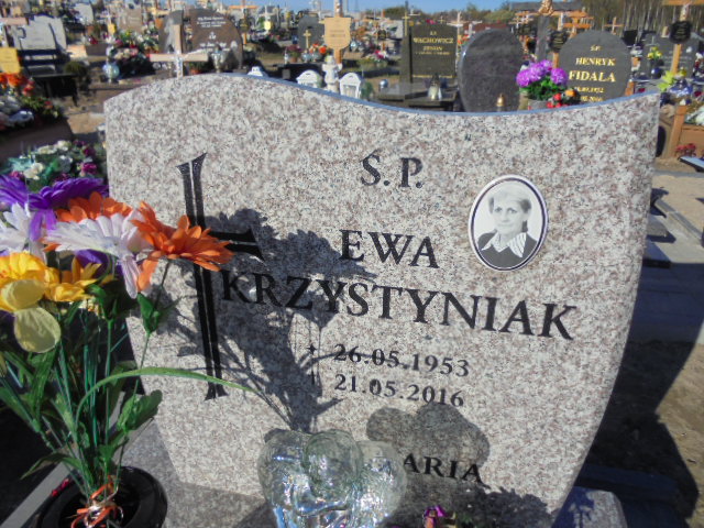 Ewa Krzystyniak 1953 Elbląg - Grobonet - Wyszukiwarka osób pochowanych