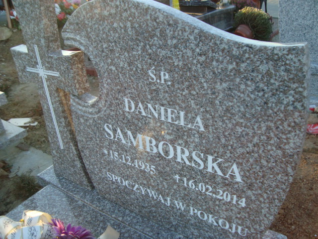 Daniela  Wiesława Samborska 1935 Elbląg - Grobonet - Wyszukiwarka osób pochowanych