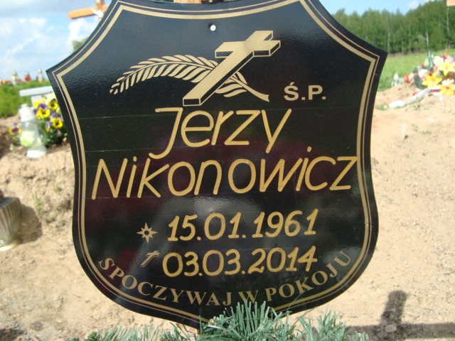 Grób Jerzy Nikonowicz