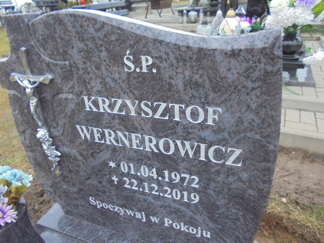Krzysztof Wernerowicz 1972 Elbląg - Grobonet - Wyszukiwarka osób pochowanych