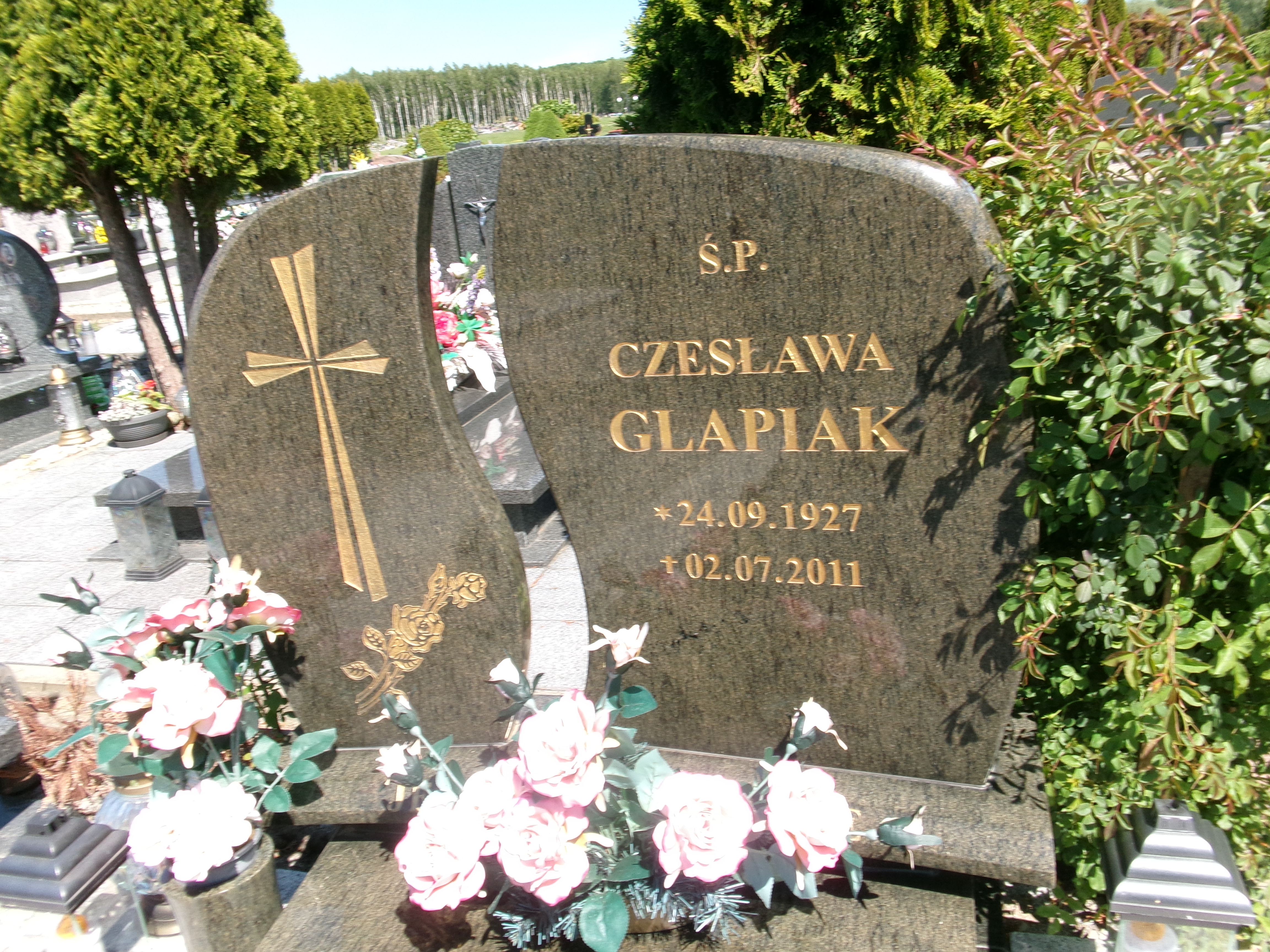 Czesława Glapiak 1927 Elbląg - Grobonet - Wyszukiwarka osób pochowanych