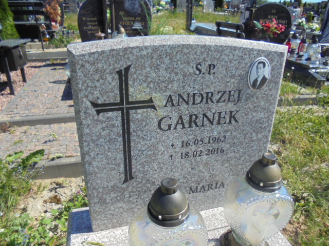 Andrzej   Zbigniew Garnek 1962 Elbląg - Grobonet - Wyszukiwarka osób pochowanych