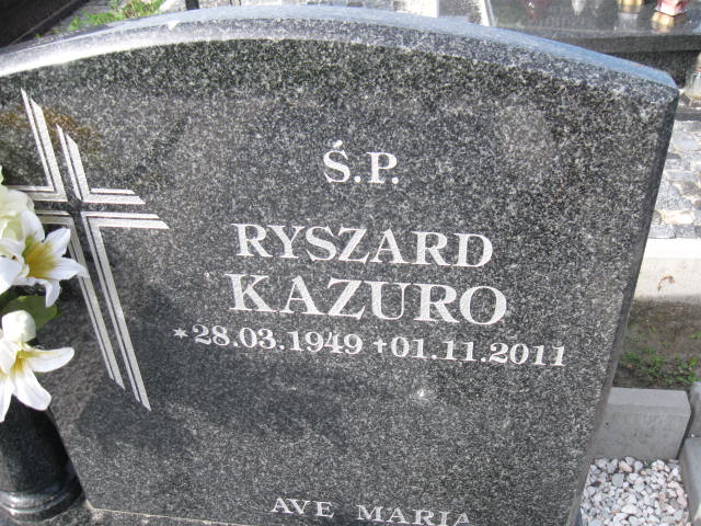 Ryszard Stanisław Kazuro 1949 Elbląg - Grobonet - Wyszukiwarka osób pochowanych