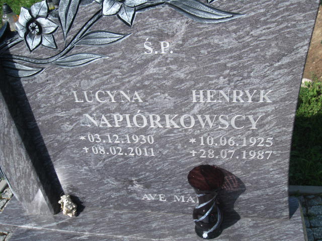 Henryk Napiórkowski 1925 Elbląg - Grobonet - Wyszukiwarka osób pochowanych