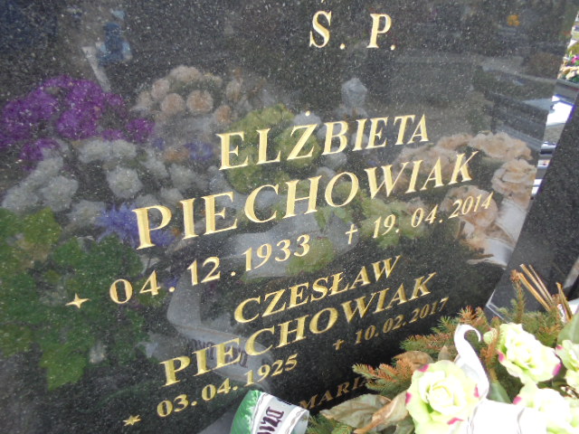 Czesław Piechowiak 1925 Elbląg - Grobonet - Wyszukiwarka osób pochowanych