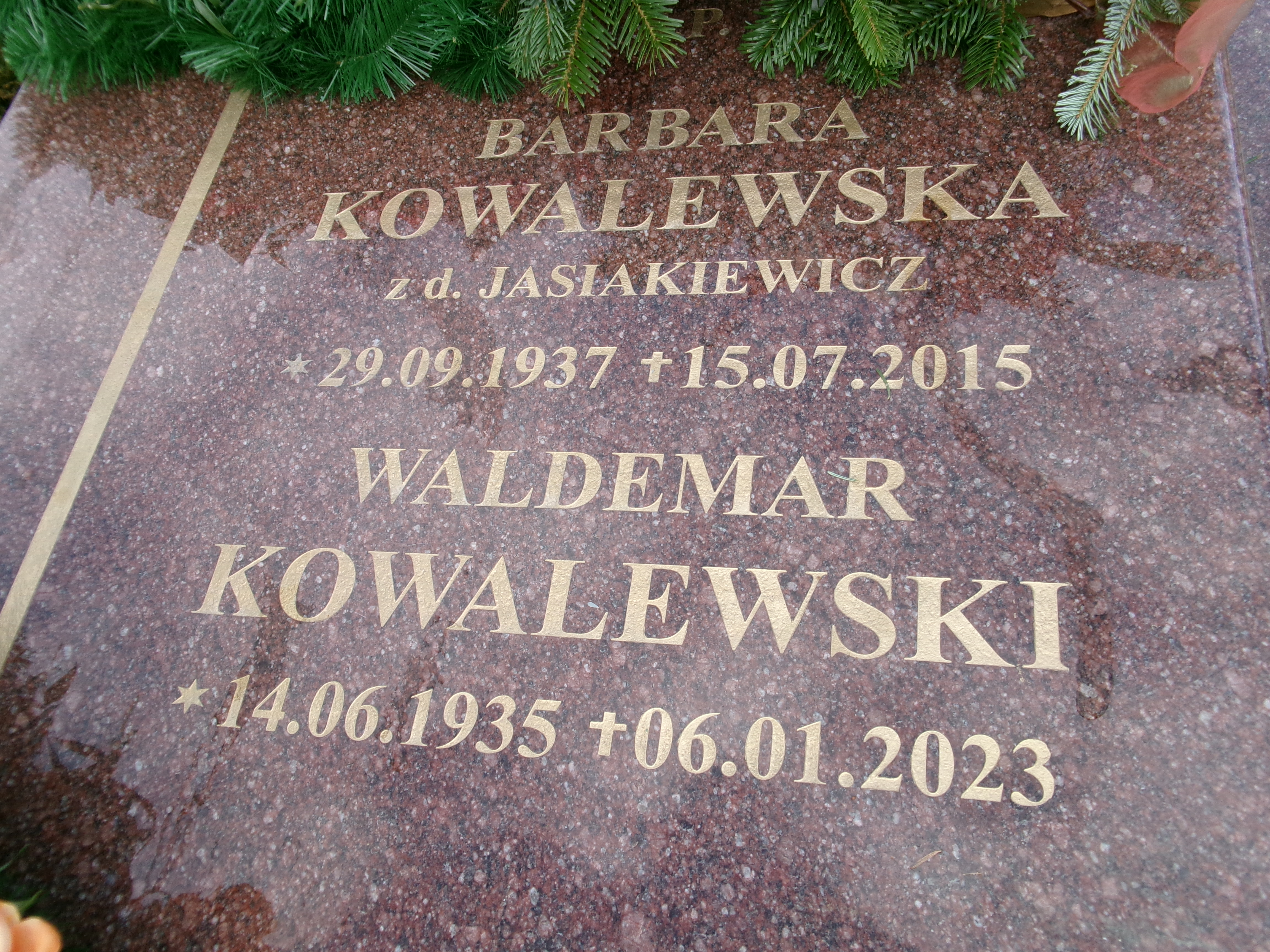 Barbara Bogumiła Kowalewska 1937 Elbląg - Grobonet - Wyszukiwarka osób pochowanych