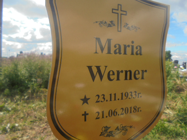 Maria Werner 1933 Elbląg - Grobonet - Wyszukiwarka osób pochowanych