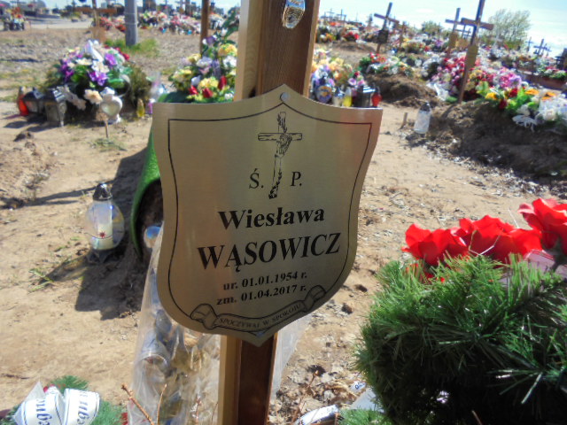 Wiesława Wąsowicz  1954 Elbląg - Grobonet - Wyszukiwarka osób pochowanych
