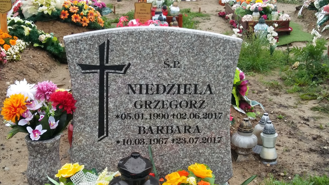Grzegorz Niedziela 1990 Elbląg - Grobonet - Wyszukiwarka osób pochowanych