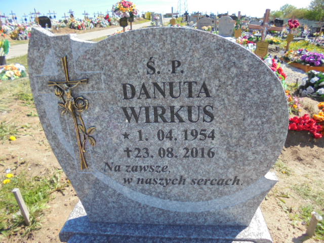Danuta Wirkus 1954 Elbląg - Grobonet - Wyszukiwarka osób pochowanych