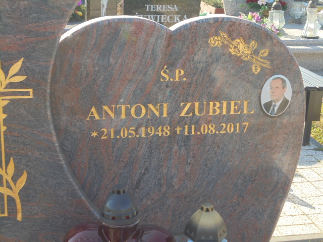 Antoni Zubiel 1948 Elbląg - Grobonet - Wyszukiwarka osób pochowanych