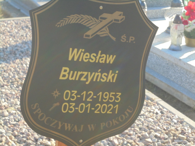 Wiesław Franciszek Burzyński 1953 Elbląg - Grobonet - Wyszukiwarka osób pochowanych
