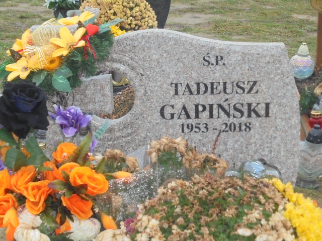 Tadeusz Gapiński 1953 Elbląg - Grobonet - Wyszukiwarka osób pochowanych