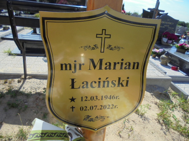 Marian Łaciński 1946 Elbląg - Grobonet - Wyszukiwarka osób pochowanych