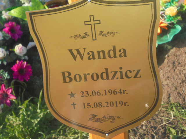 Wanda Borodzicz 1964 Elbląg - Grobonet - Wyszukiwarka osób pochowanych