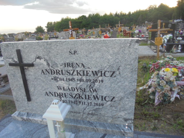 Irena   Leokadia Andruszkiewicz 1945 Elbląg - Grobonet - Wyszukiwarka osób pochowanych