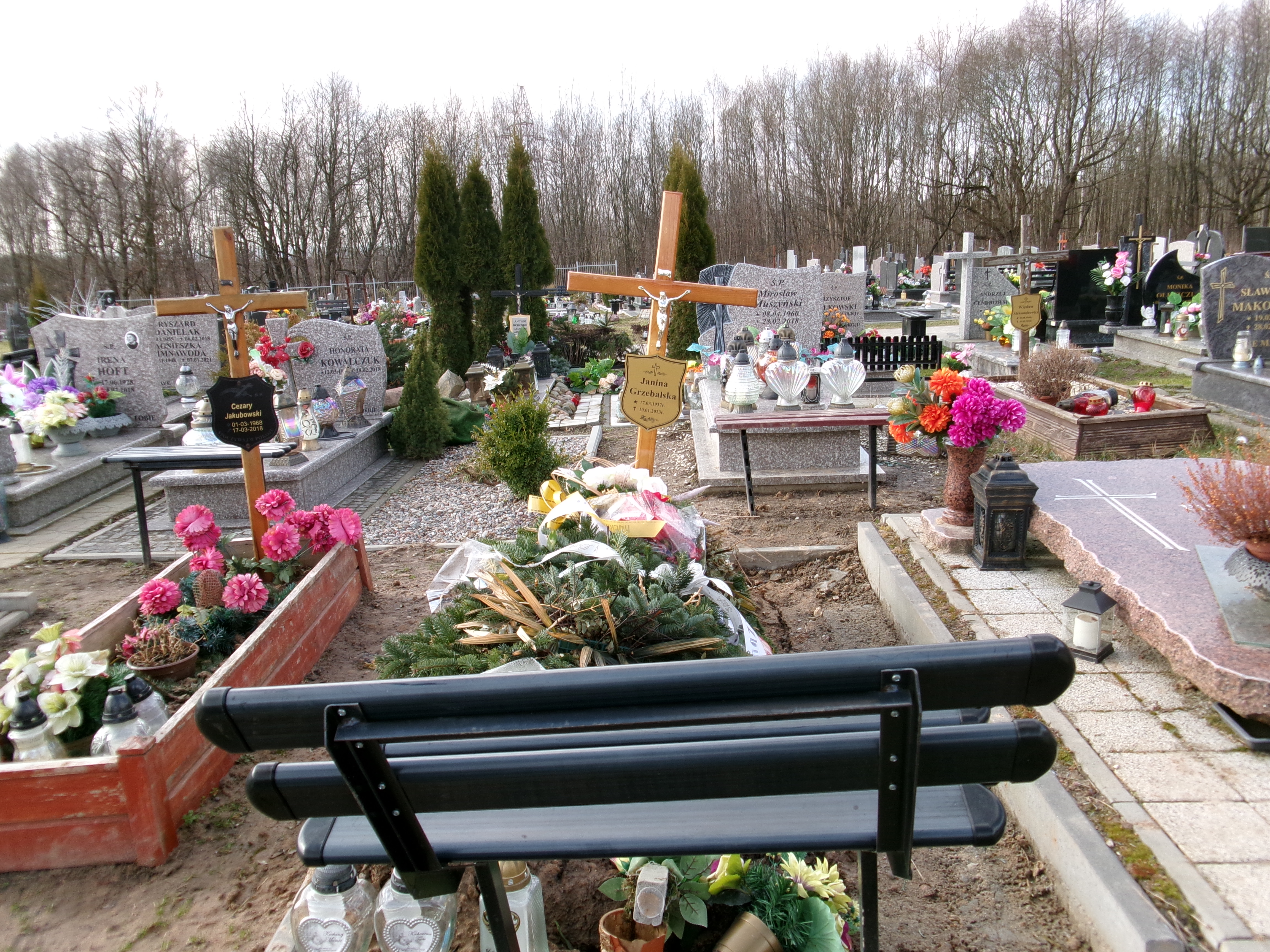 Grób Janina Grzebalska