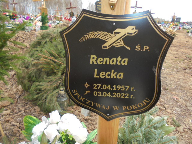 Renata Lecka 1957 Elbląg - Grobonet - Wyszukiwarka osób pochowanych