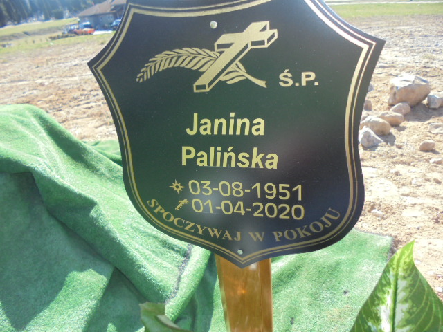 Janina  Barbara Palińska  1951 Elbląg - Grobonet - Wyszukiwarka osób pochowanych
