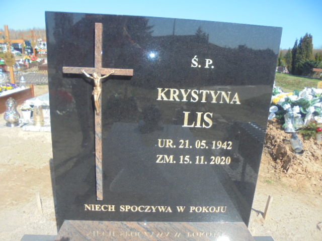 Krystyna Lis 1942 Elbląg - Grobonet - Wyszukiwarka osób pochowanych